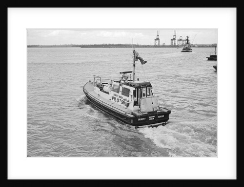The Trinity House 'Vagabond' leaving Harwich Pier, 1986 by unknown