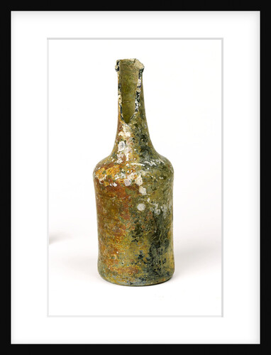 Glass wine bottle by Unknown
