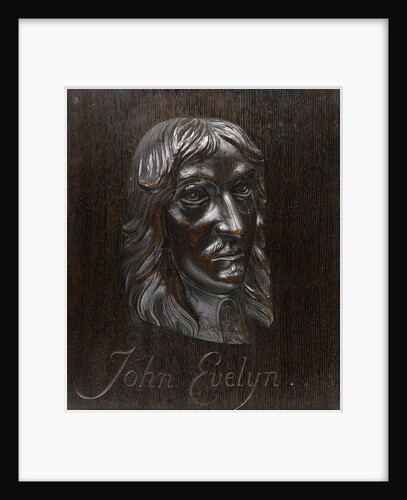 John Evelyn (1620-1706) by Grinling Gibbons