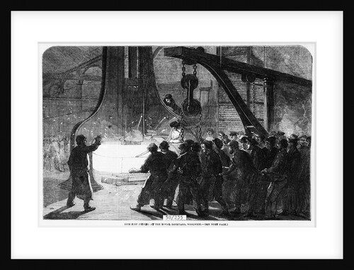 Iron ship fitting at the Royal Dockyard, Woolwich by unknown