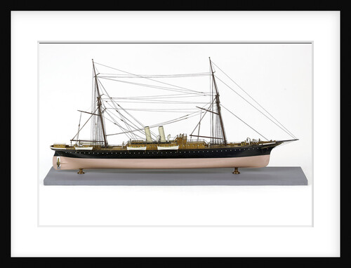 Passenger liner, starboard broadside by unknown