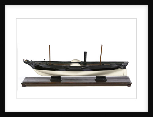 Paddle steamer, port broadside by unknown