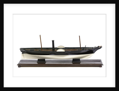 Paddle steamer, starboard broadside by unknown