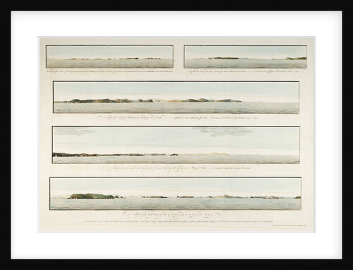 Five views in the Bay of Fundy by J. F. W. Des Barres