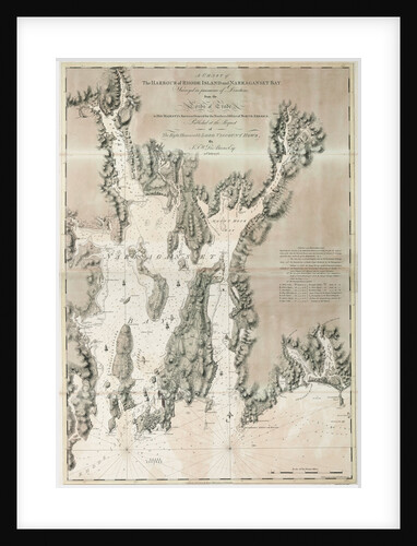 Chart of Ipswich Bay and Cape Ann, Atlantic coast of North America by J.F.W. Des Barres