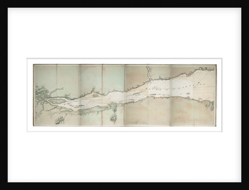 Chart of river of St. Lawrence, North America Atlantic coast by J. F. W. Des Barres