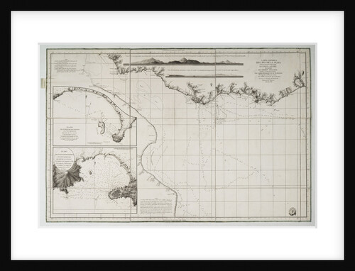 Chart of South America and the Atlantic Coast by Juan de Langara