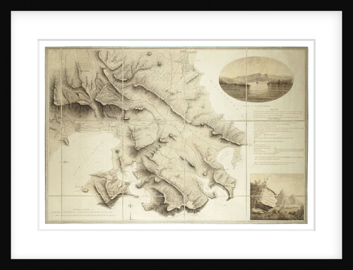 Plan of the environs of English Harbour, Antigua by John Brown