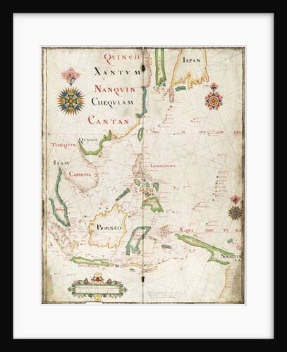 The south part of Virginia. Made by Nicholas Comberford dwelling in Redcliffe, anno 1657 by Nicholas Comberford
