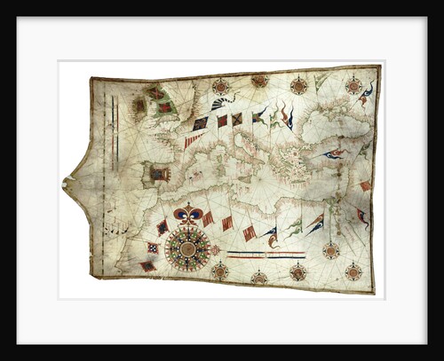 Chart of Mediterranean and north east Atlantic by Sebastiao Lopes