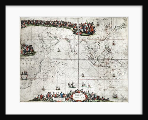 Map of the East Indies by Pieter Goos