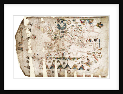 Mediterranean, Black Sea and the North East Atlantic by Vesconte Maggiolo