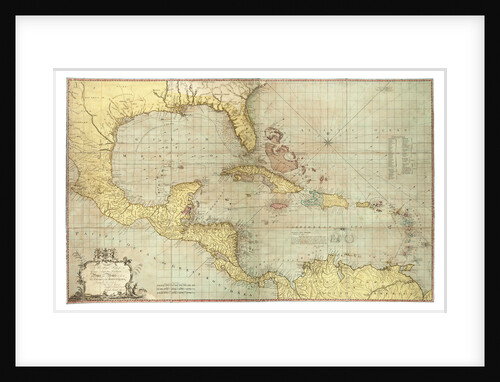 Chart of the West Indies by Joseph Smith Speer