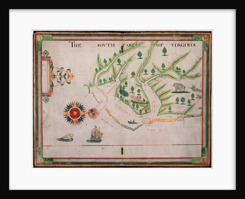 The south part of Virginia, 1657 by Nicholas Comberford