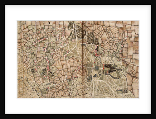 Map of Hackney, Waltham and Wanstead by John Rocque