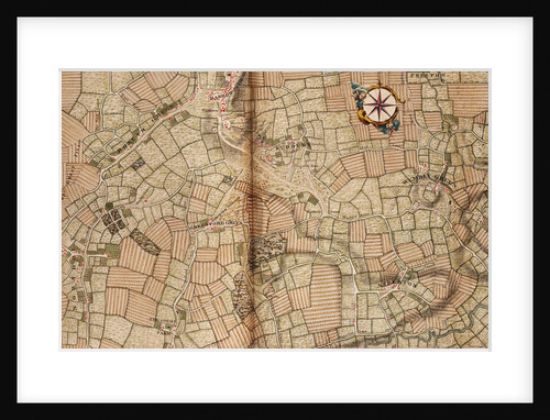 Map of Northolt, Harrow and Wembley by John Rocque