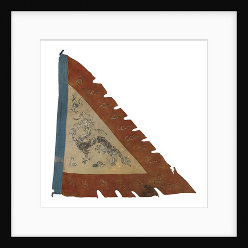 Imperial Chinese junk flag by Unknown