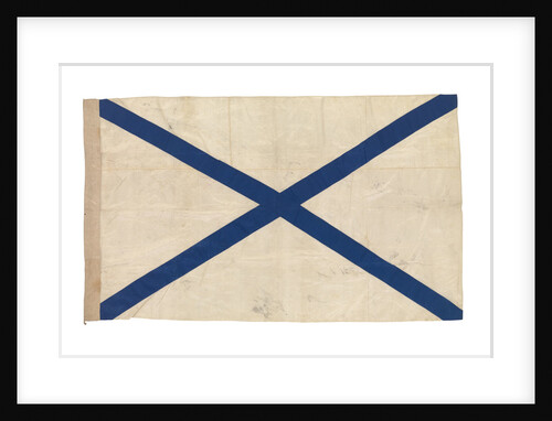 Russian naval ensign (1699-1917, after 1990) by unknown