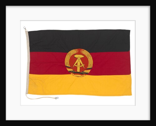 National flag of the German Democratic Republic (1959-1990) by unknown