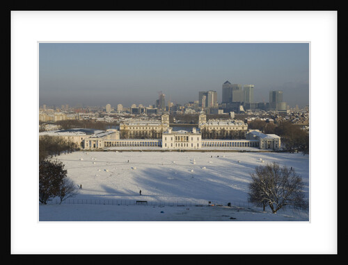 National Maritime Museum and Queen's House after heavy snowfall by National Maritime Museum
