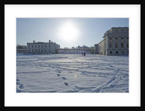 National Maritime Museum and Queen's House after heavy snowfall by National Maritime Museum