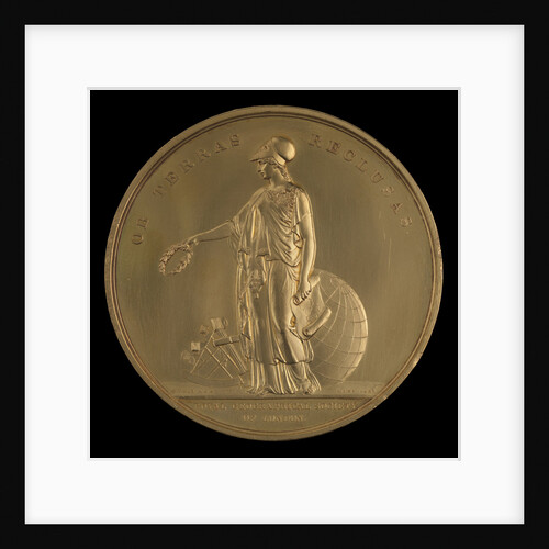 Prize medal: Royal Geographical Society 1835 by William Wyon