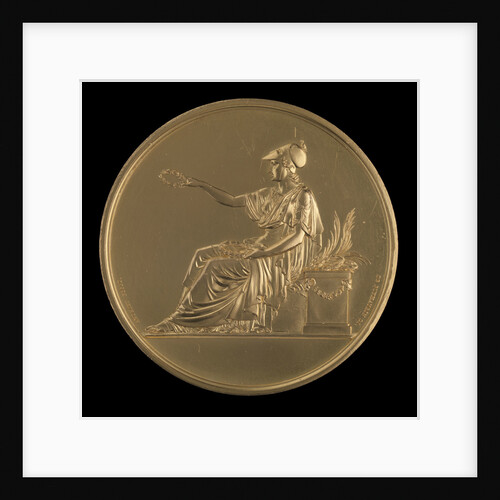 Large Gold medal, , 1827 by Andrieu