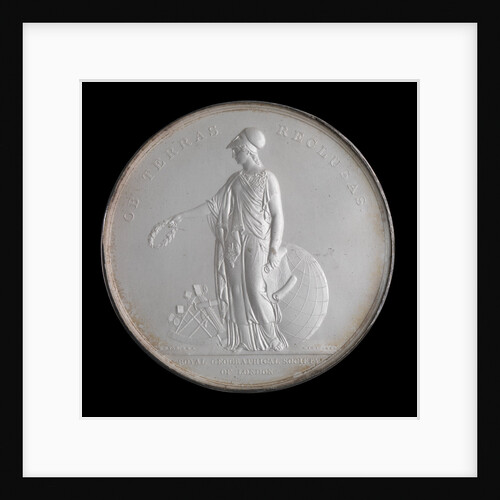 Prize medal: Royal Geographical Society 1835 by William Wyon
