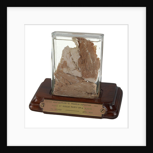 Meat sample from Sir John Franklin's last expedition 1845-1848 by unknown