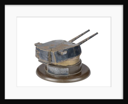 Model of gun turret on HMS 'Kent' (1926) by unknown