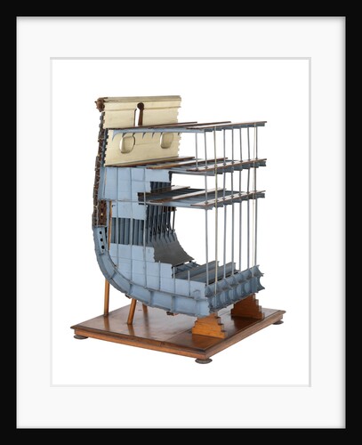 Half midship section model of HMS 'Warrior' (1860) by unknown