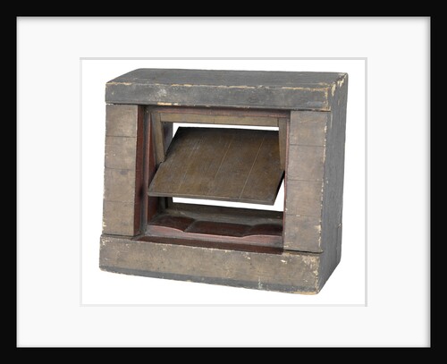 Temporary port lid; Warship by unknown
