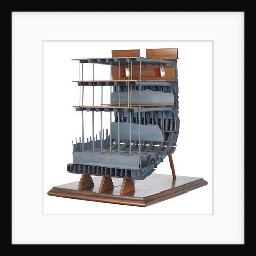 Midship sectional model of HMS 'Warrior' (1860) by unknown