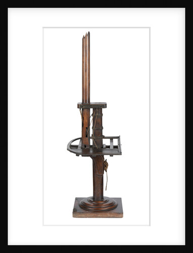 Mast with platform and topmast by unknown