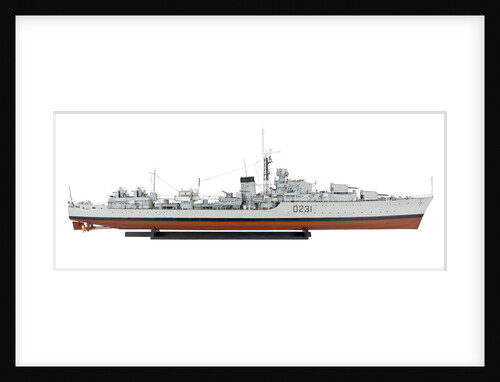 Destroyer HMS 'Vigo' by Norman Peters
