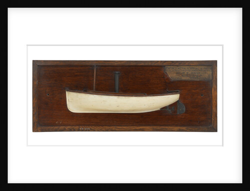Model of a steam life cutter by Simpson Simpson Strickland & Co