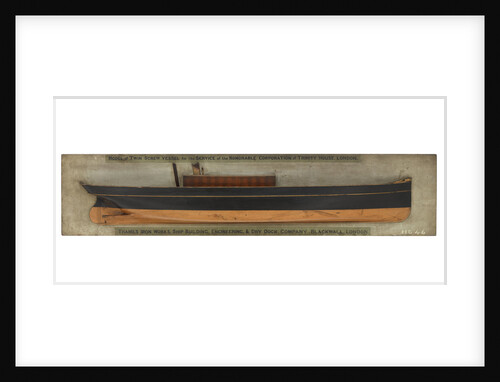 Model of a Trinity House buoy tender by unknown