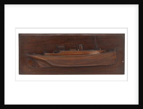 Model of a motor tug by unknown