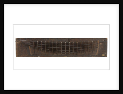 Model of a passenger/cargo ship by unknown