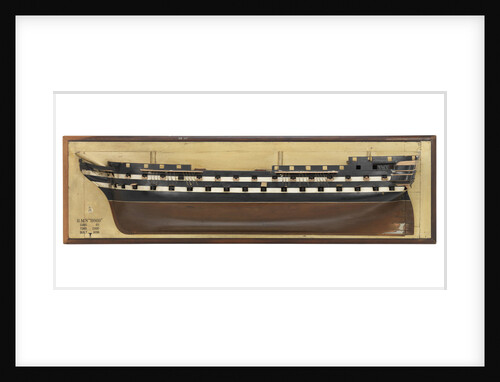 HMS 'Hood' (1849) by unknown