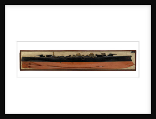 HMS 'Blake' (1889) by Half block model