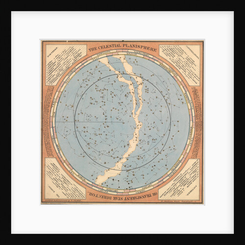 The celestial planisphere or transparent star director by T. Clark