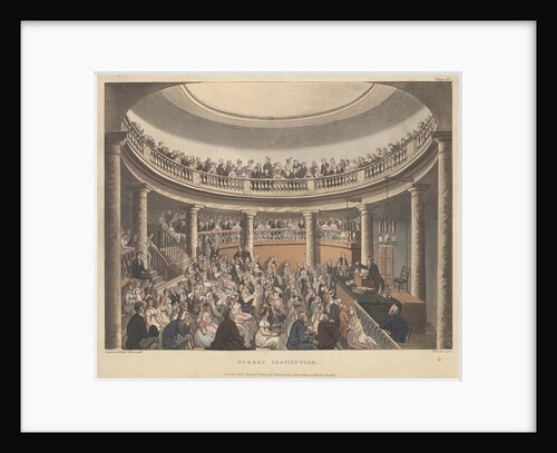 Surrey Institution by Thomas Rowlandson