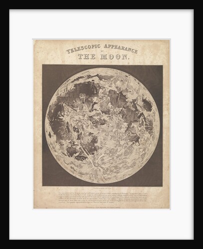 Telescopic appearance of the moon by James Reynolds