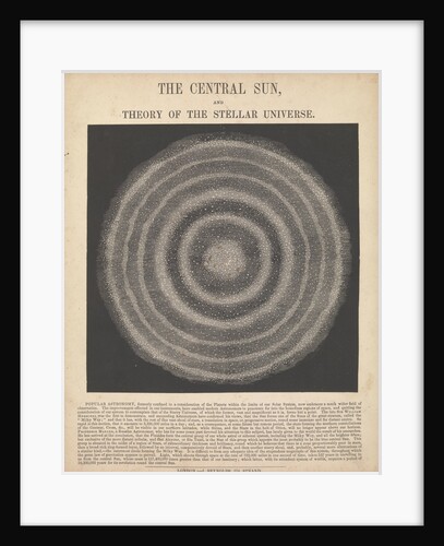 The central sun and the theory of the stellar universe by James Reynolds