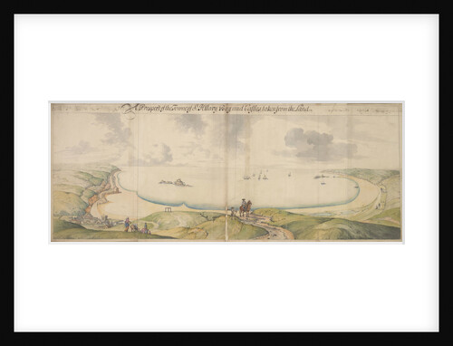 The Prospect of the Towne of St Hillary and Castles Taken from the Land by Bernhard de Gomme