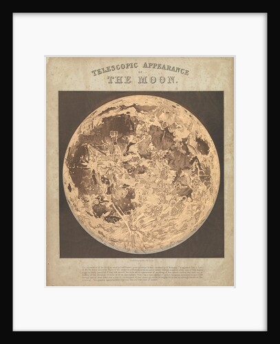Telescopic appearance of the moon (backlit) by James Reynolds