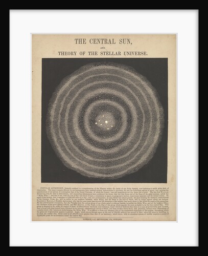 The central sun and the theory of the stellar universe (backlit) by James Reynolds