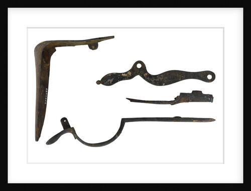 Gun furniture (4 parts) by Jonathan Buttall