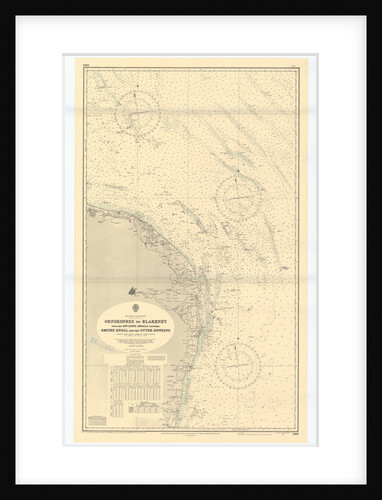 Orford Ness to Blakeney with the off lying shoals between Smiths Knoll and the other Dowsing by British Admiralty